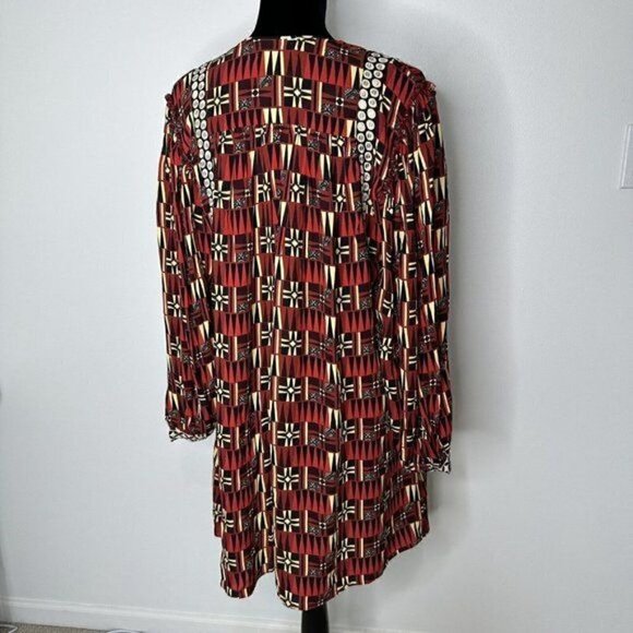 Verb by Pallavi Singhee Dress Red Sarah Tunic size XS - Picture 9 of 16